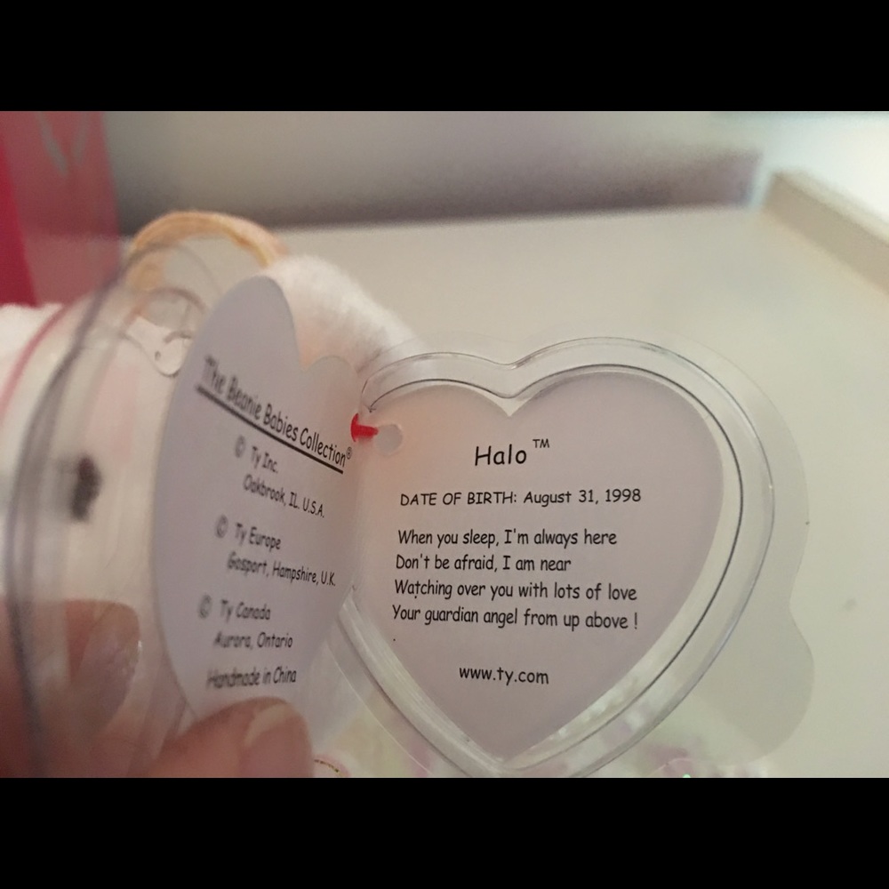 Halo Angel Beanie Baby - Picture 5 of 7